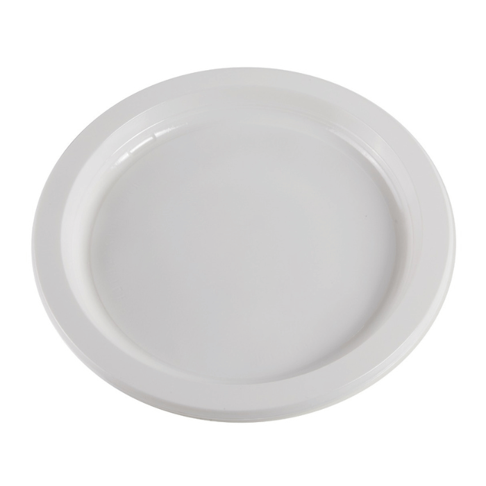 Ø22 cm tallrik 25x plast återanvändbar