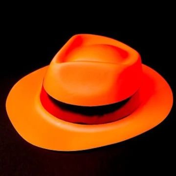 UV-hatt orange neon