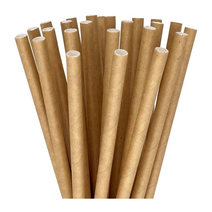 Sugrör 240x5mm papper 100x