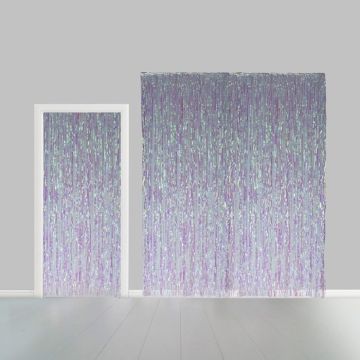 Holografiskt Glitterdraperi - 100 x 240 cm