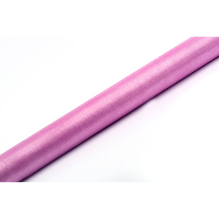 Organza Bordsduk Pink - 9 Meter