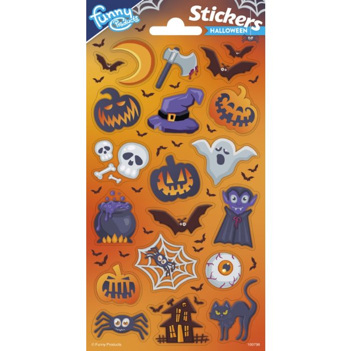 Mysiga klistermärken Halloween