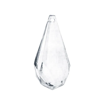 Droppformade klara kristaller 5x - 5 cm