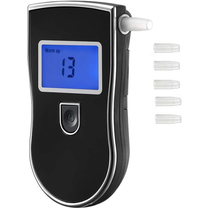 Digital alkometer med 5 munstycken
