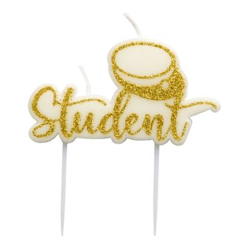 Studentkagelyktor i guld 6x
