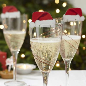 Tomteluva Glasdekoration 10x - till Julbordet