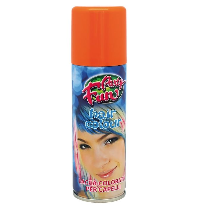 Färgad hårspray 125 ml orange