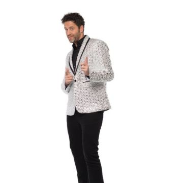 Silverblazer för män