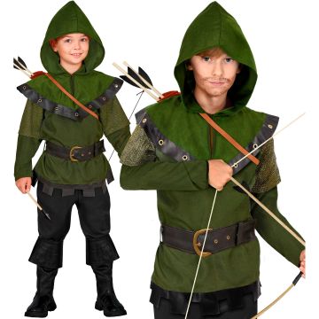 Robin Hood kostym för pojkar - 2 delar