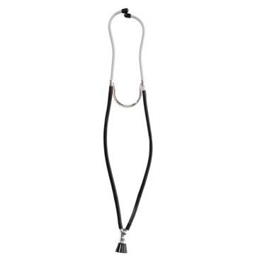 Svart stetoskop attrap