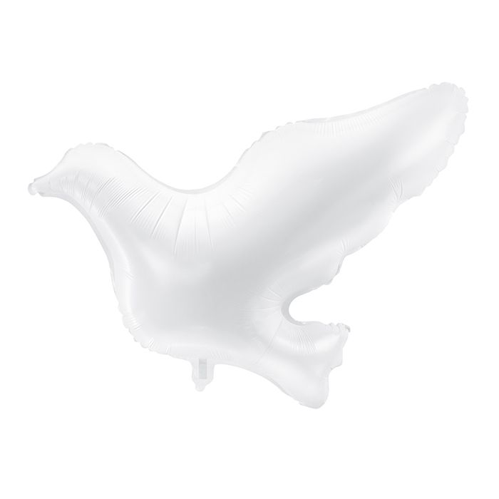 Vit duva ballong - 77 cm 