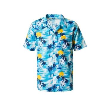 Hawaiiskjorta blå