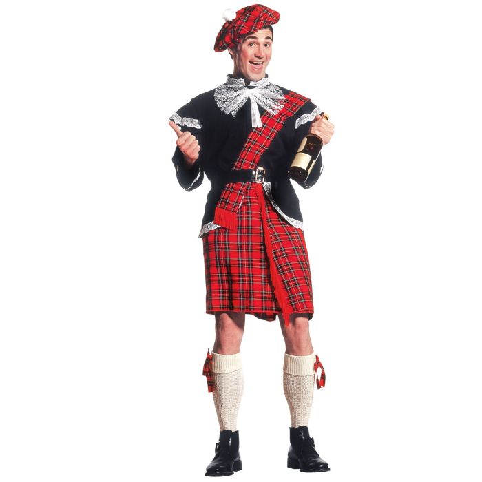 Skotsk kostym för herrar med kilt
