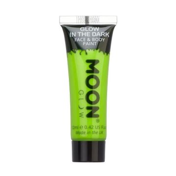 Självlysande Ansikts- Och Kropplack Grön 12 ml Moon Creations