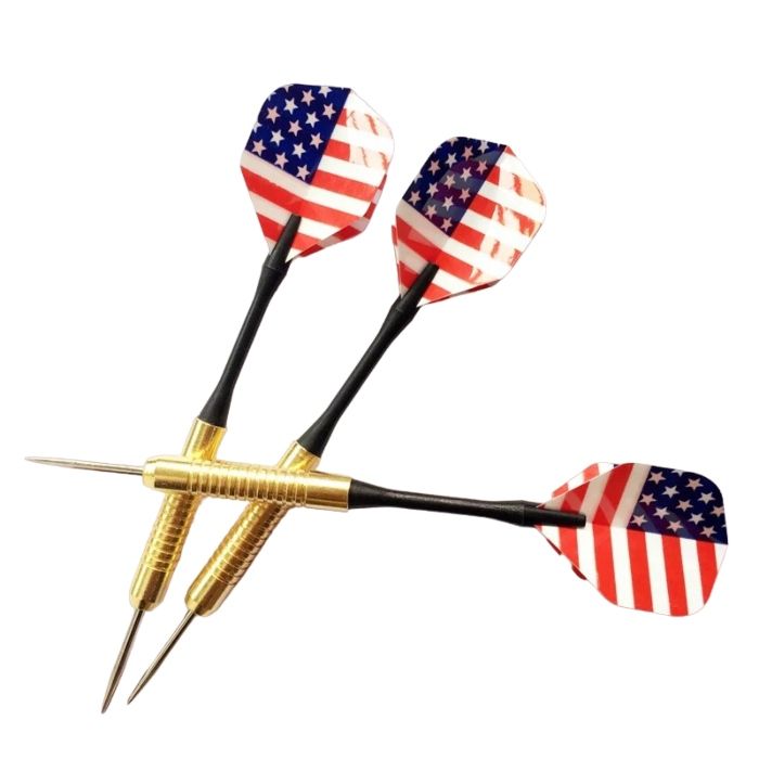 Dartpilar USA-flagga metall 3x