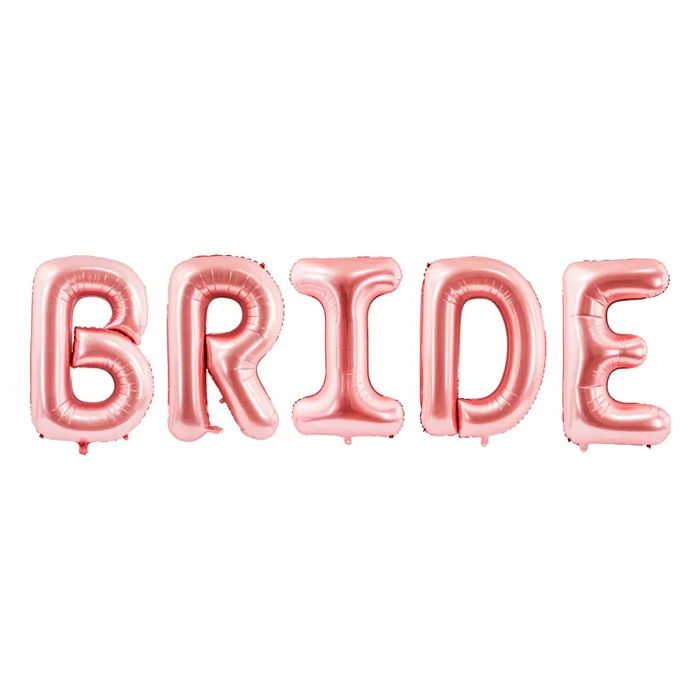 Bride Folieballong Roséguld - 280 x 86cm