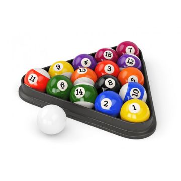 Poolbollar (ROC) 57,2 mm 16x 1. sortering