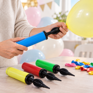 Ballong manuell pump assorterad - 28,5x5 cm