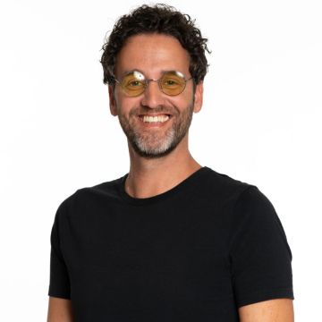 Runda Lennon solglasögon gul