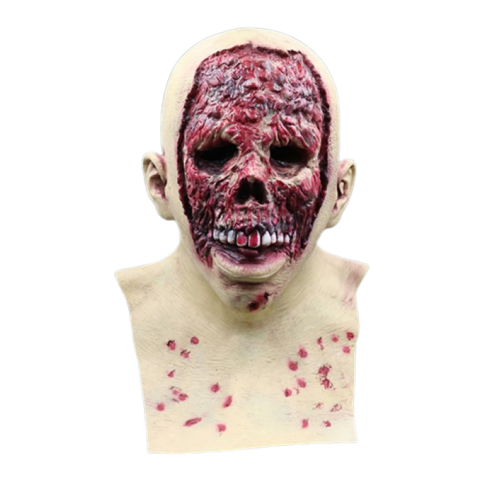 Halloween blodig hudlös ansiktsmask - onesize
