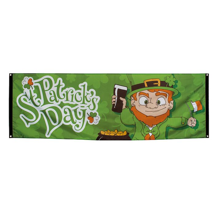 St. Patricks Day-banner - 74x220 cm