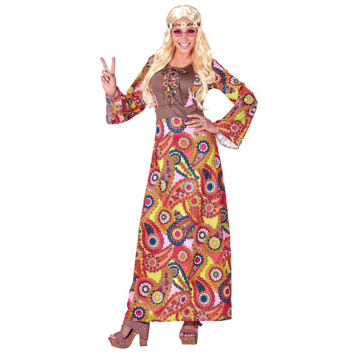 Blommig hippiekjol för damer