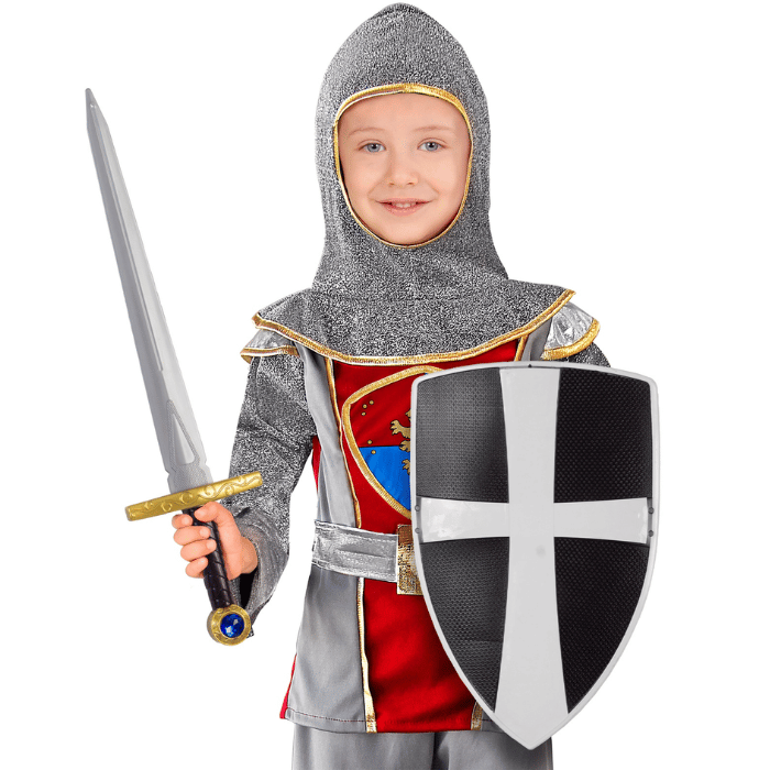 Riddarsvärd och sköld för barn