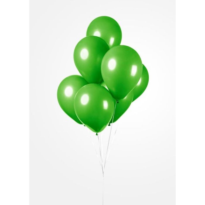 Ljusgröna Ballonger 100 x - 30 cm