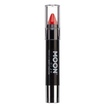 Neon UV kroppsstift Intens Röd 3,2 g Moon Creations