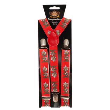 Selar med edelweiss blommotiv one-size unisex
