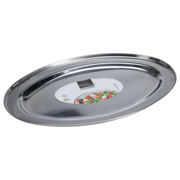 Serveringsfat rostfritt stål - 45x29 cm