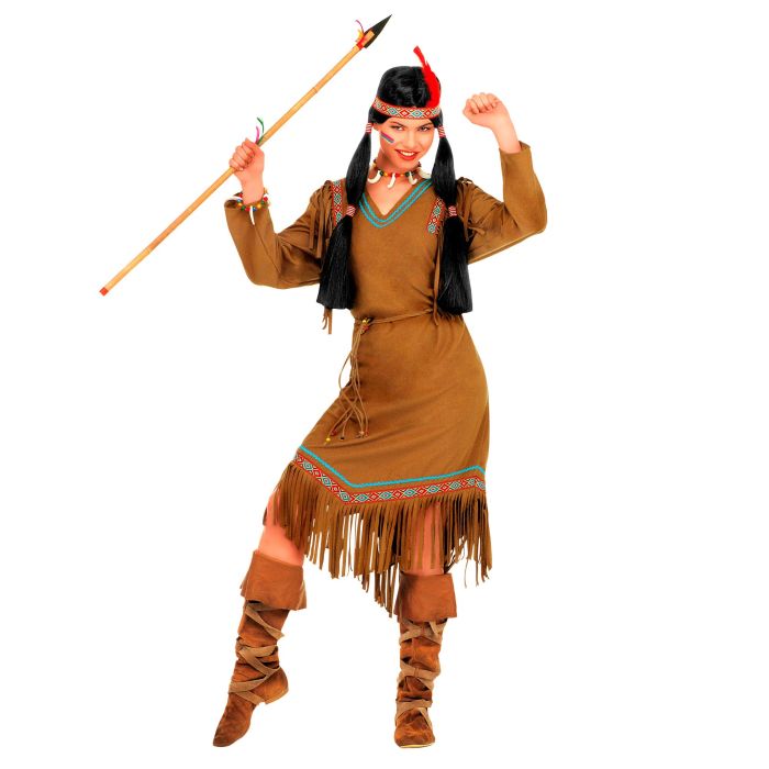 Lång indianerkjol för damer