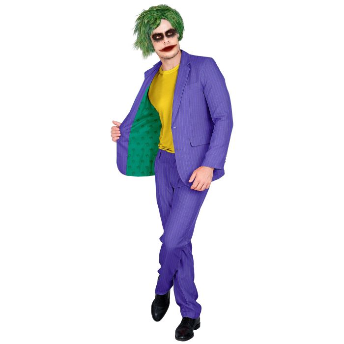 Skrämmande clownkostym - jacka och byxor