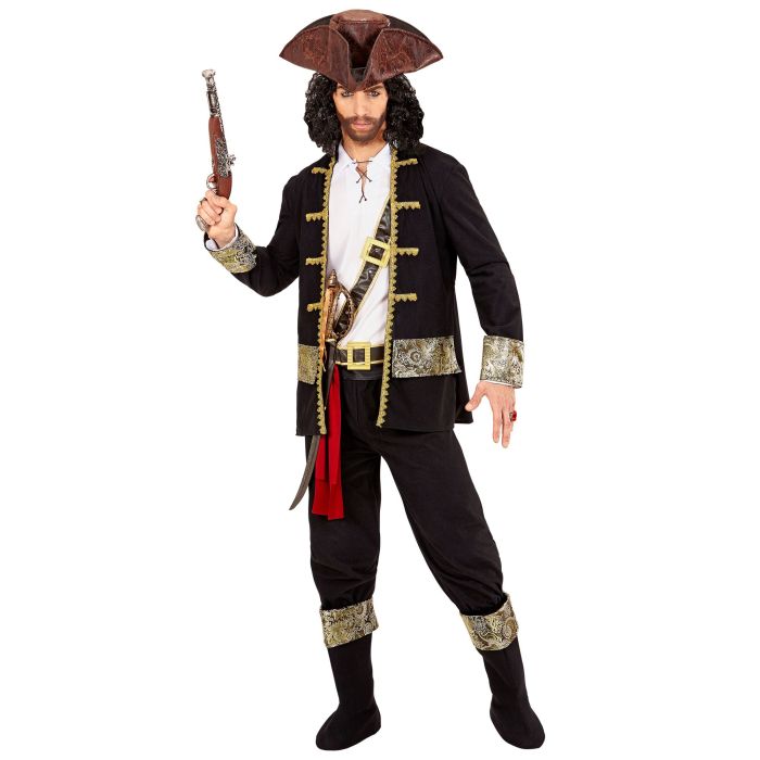 Piratkapten kostym för herr