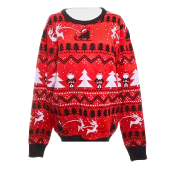 Jultröja röd stilett 