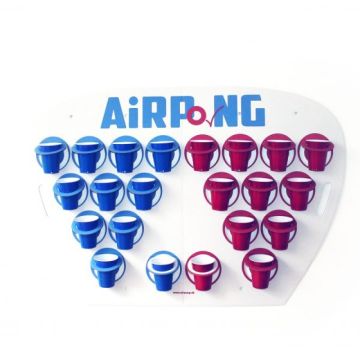 Air Pong-set - 2x bollar & 24x koppar