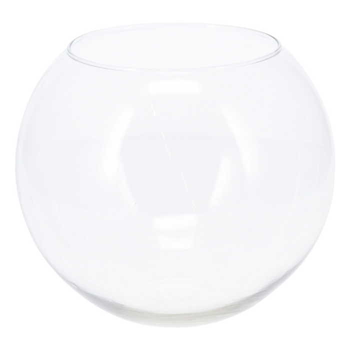 Transparent bollvas i glas 200x160 mm