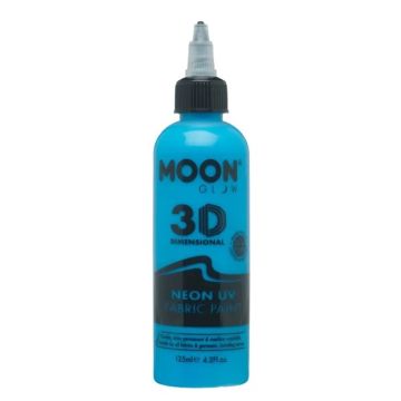 Neon UV Textilfärg Blå 125 ml Moon Creations