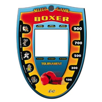 Frontpanel Boxningsmaskin CUBE + 3D