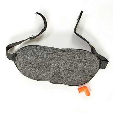 Sovset sovmask och öronproppar