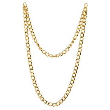 Hip Hop Guld Halsband