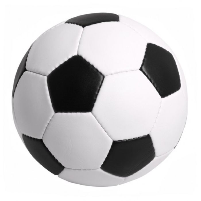 Fotboll str. 5 svart och vit