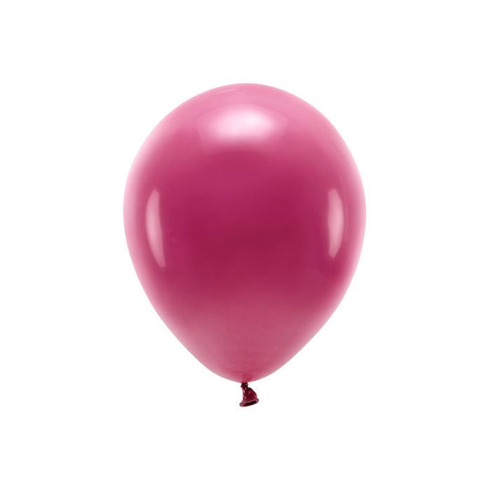 Pastell djupröd ballong 10x - 30 cm