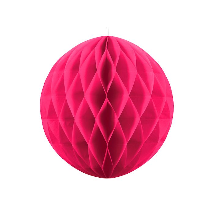 Honeycomb I Mörk Rosa - 20 cm