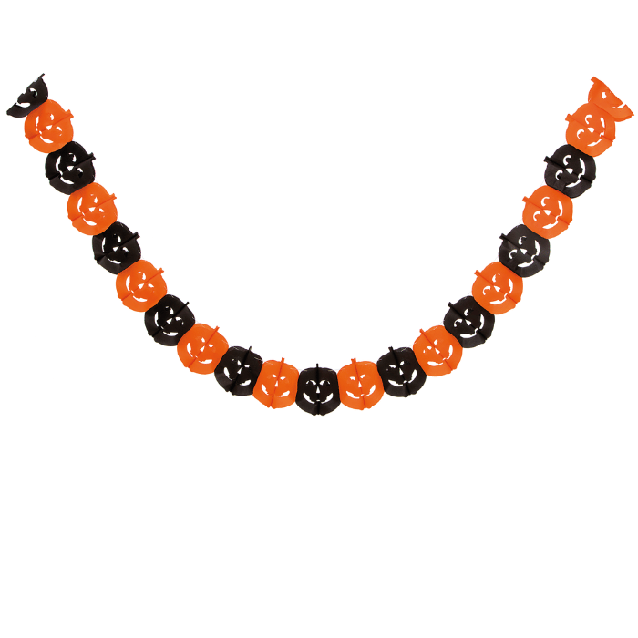Pumpa girlang svart/orange - 3 meter
