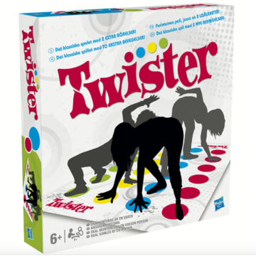 Twister inkl. matta och spinner