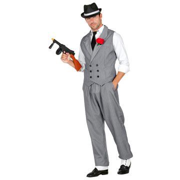 Gangsterkostym för herrar med väst