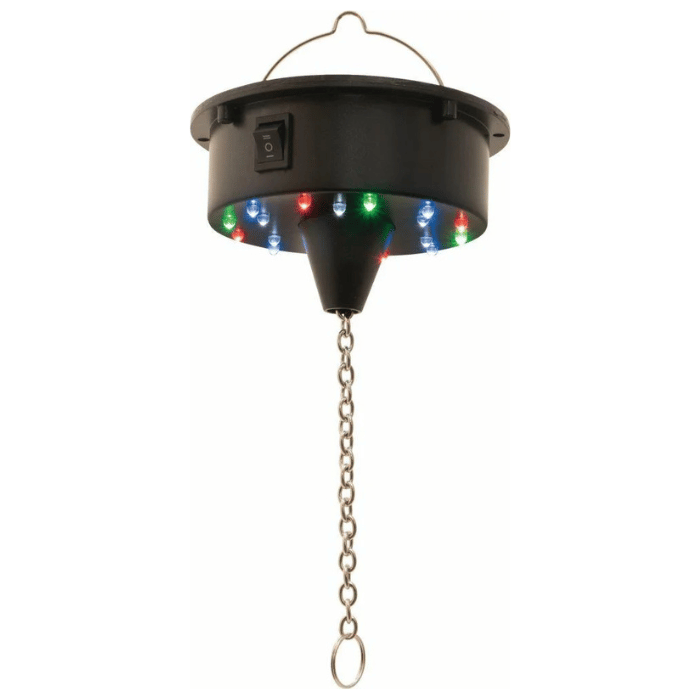 Discokulamotor med LED-ljus