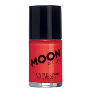 Självlysande Nagellack Röd 14 ml Moon Creations 
