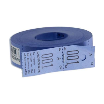 Garderob Numrer Blå från 001-500